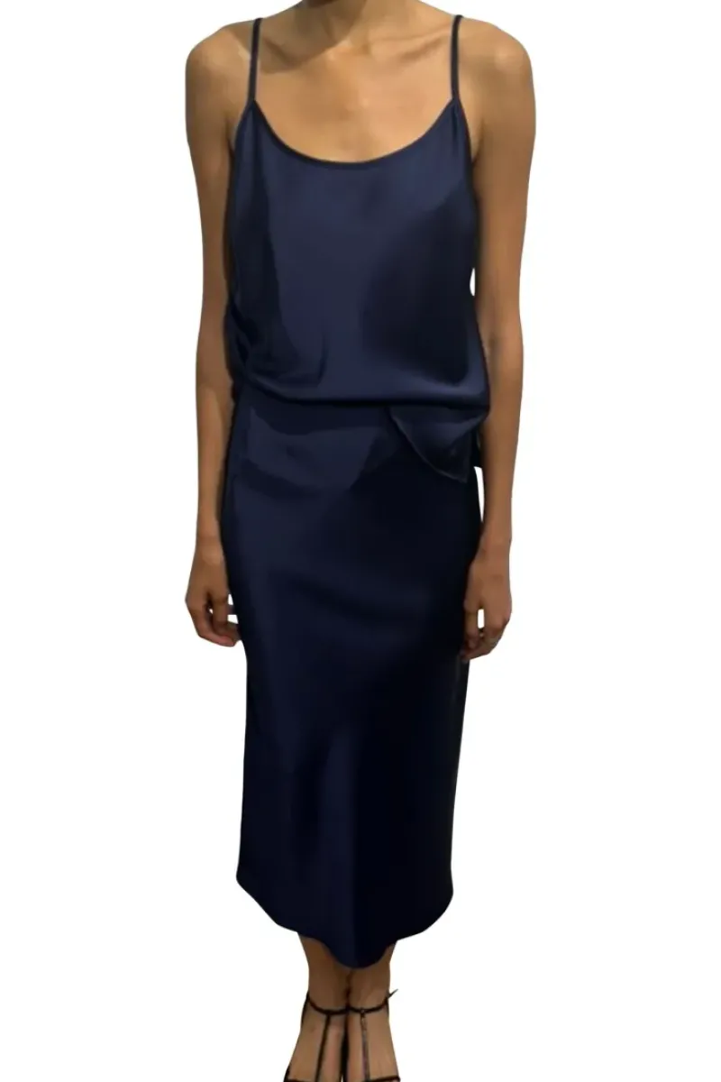 Saint Art Talia Charmeuse Maxi Skirt in^ Pants, Shorts, & Skirts