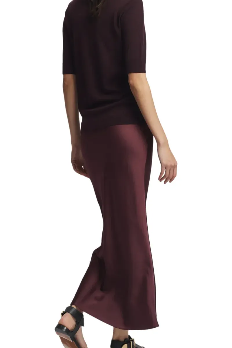 Saint Art Talia Charmeuse Skirt in^ Pants, Shorts, & Skirts