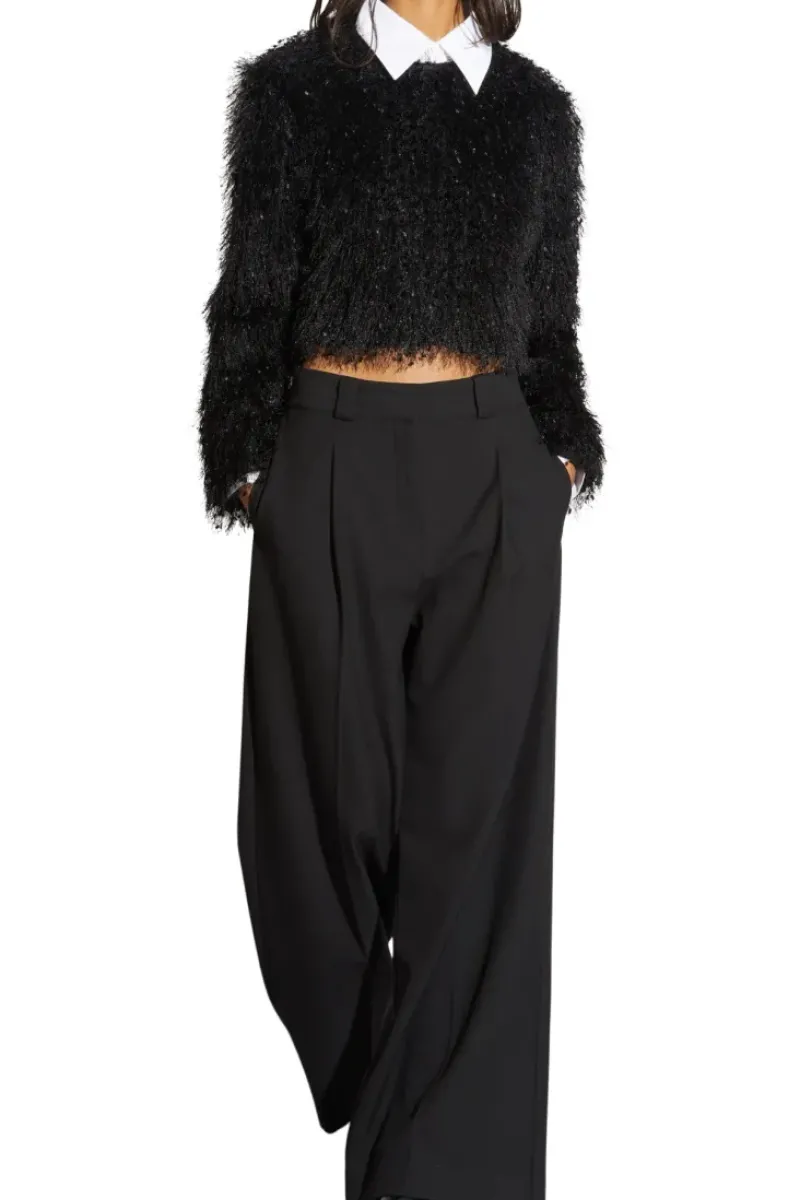 Saint Art Tiffany Mid-Waisted Wide Leg Trouser in^ Pants, Shorts, & Skirts