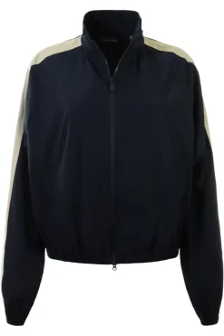Save The Duck Wyla Windbreaker in Navy Blue - Rainy Beige^ Blazers & Outerwear