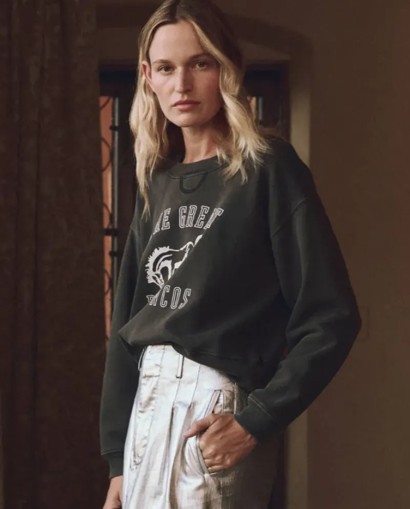 The Great League Sweatshirt in with Bucking Bronco Graphic^ Tops