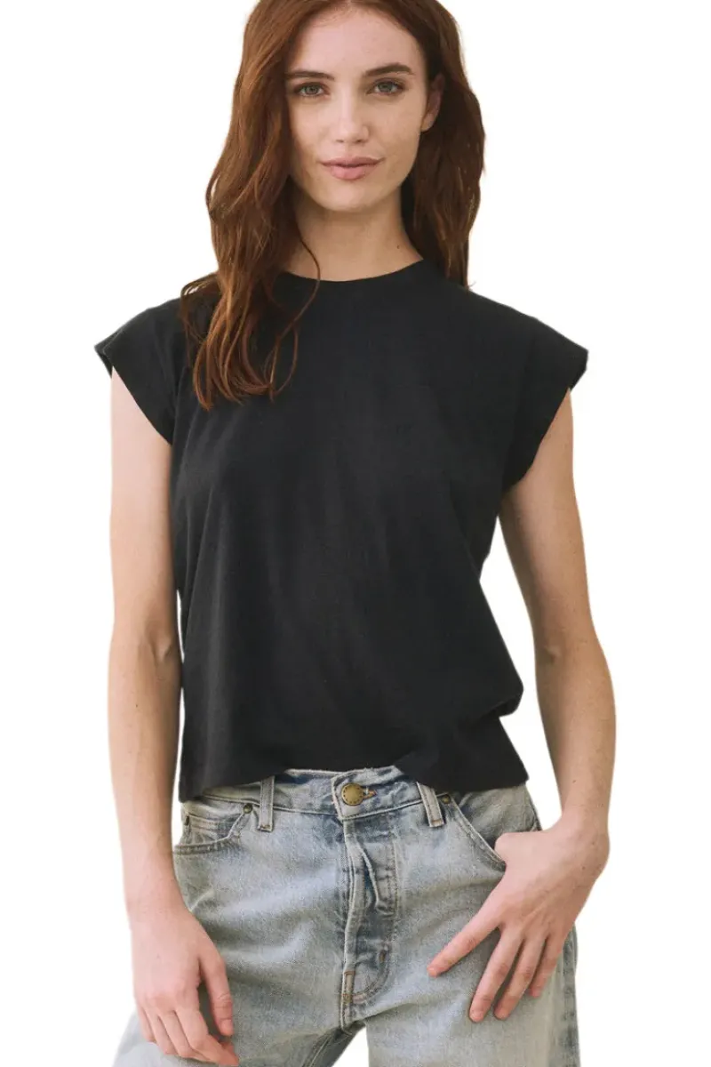 The Great Peak Shoulder Tee in^ Tops