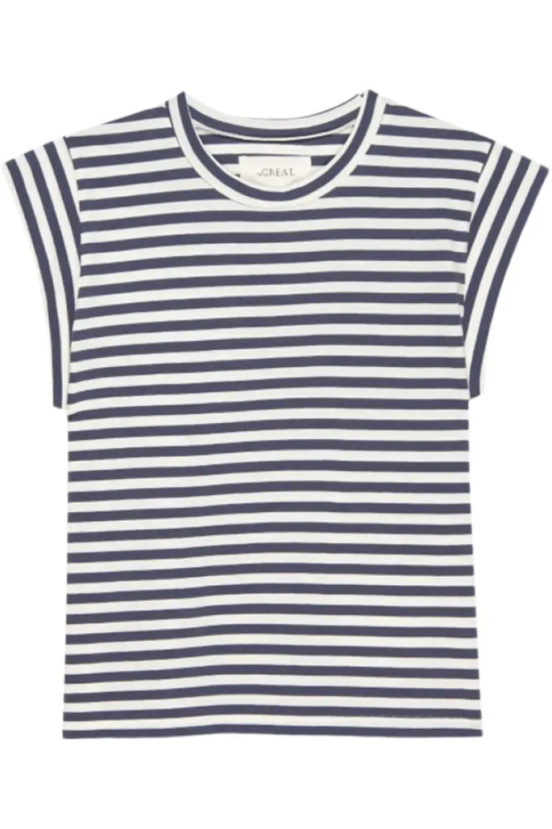 The Great Peak Shoulder Tee in s^ Tops