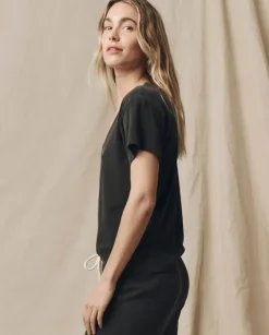 The Great Slim U neck Tee^ Tops
