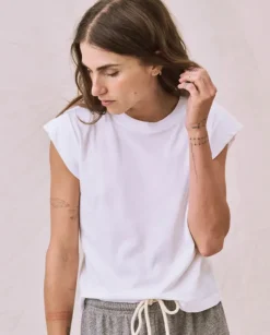 The Great The Peak Shoulder Tee^ Tops