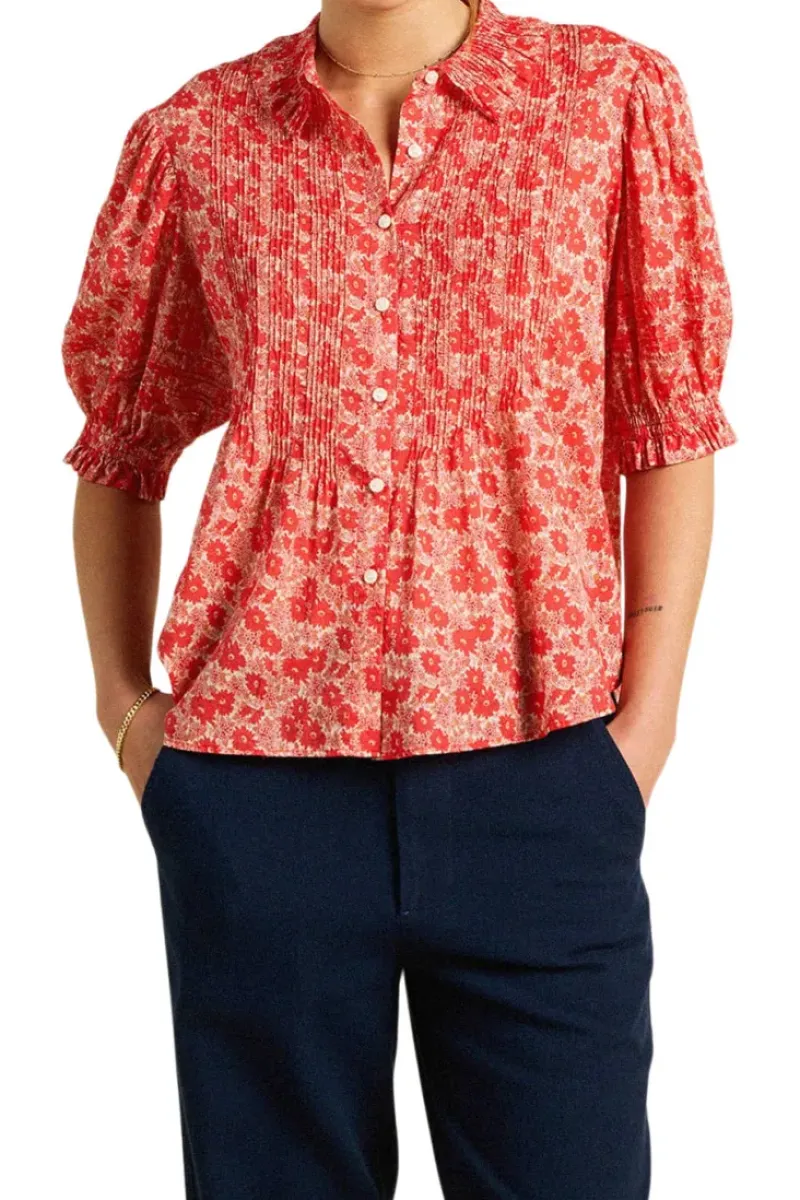 Trovata Birds of Paradis Jess Blouse in^ Tops