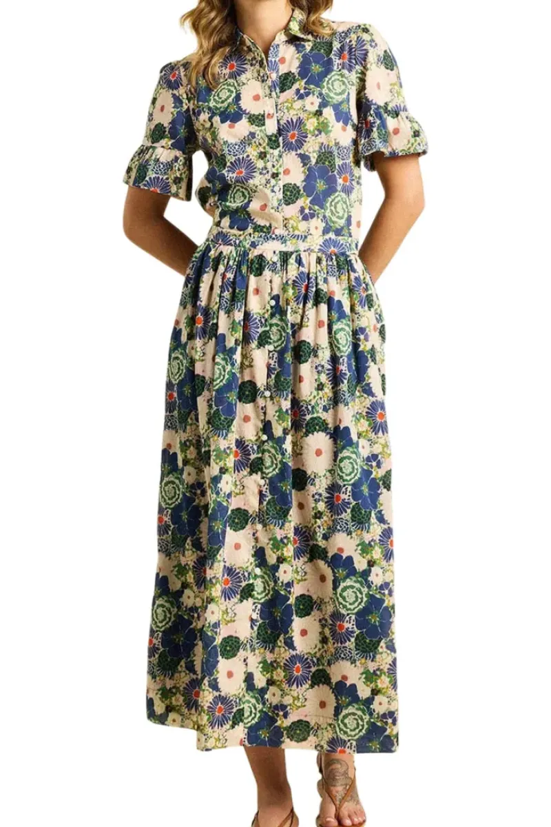 Trovata Birds of Paradis Lisette Skirt in Floral^ Pants, Shorts, & Skirts