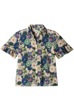 Trovata Birds of Paradis Lena Blouse in Floral^ Tops