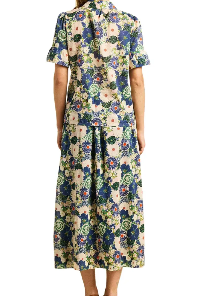 Trovata Birds of Paradis Lena Blouse in Floral^ Tops