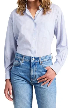 Trovata Birds of Paradis Blake Oversized Shirt in^ Tops