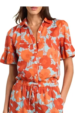 Trovata Birds of Paradis Lena Blouse in^ Tops