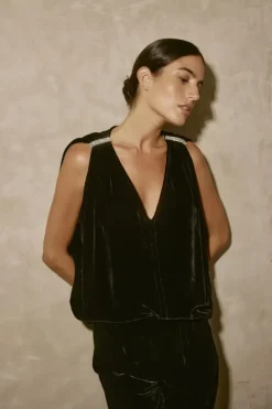 VELVET Adelle Silk Top in^ Tops