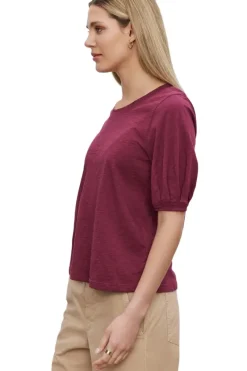VELVET Anabelle Cotton Slub Tee in^ Tops