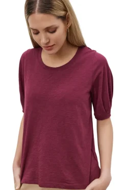 VELVET Anabelle Cotton Slub Tee in^ Tops