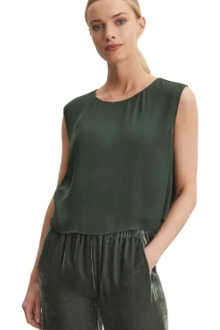 VELVET Bonny Satin Top in^ Tops