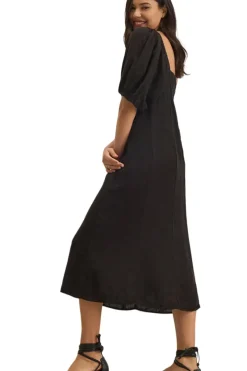 VELVET Brooke Woven Linen Dress in^ Dresses & Jumpsuits