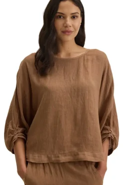 VELVET Cass Linen Top in^ Tops