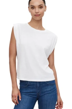 VELVET Cecile Cotton Slub Muscle Tee^ Tops
