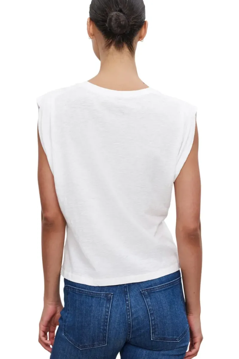 VELVET Cecile Cotton Slub Muscle Tee^ Tops