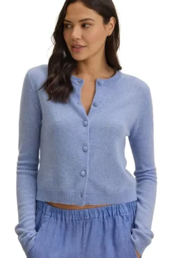 VELVET Chrichet Button Down Cardigan in^ Sweaters