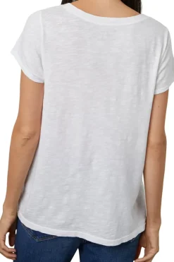 VELVET Jilian Original Slub V-neck Tee^ Tops
