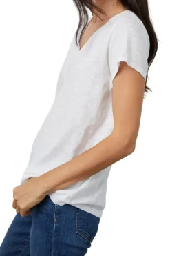 VELVET Jilian Original Slub V-neck Tee^ Tops