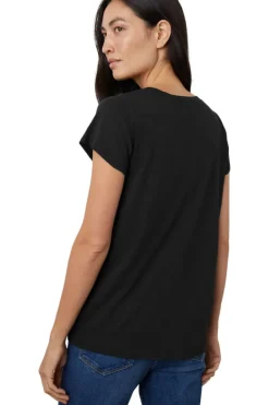 VELVET Jilian Original Slub V-neck Tee^ Tops