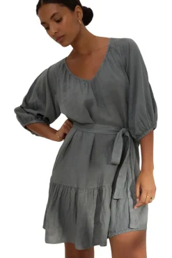 VELVET Kaylie Woven Linen Dress in^ Dresses & Jumpsuits