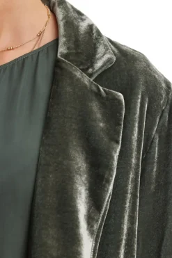 VELVET Kyla Silk Relaxed Blazer in^ Blazers & Outerwear