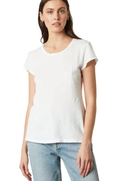 VELVET Odelia Cotton Scoop Neck Tee^ Tops