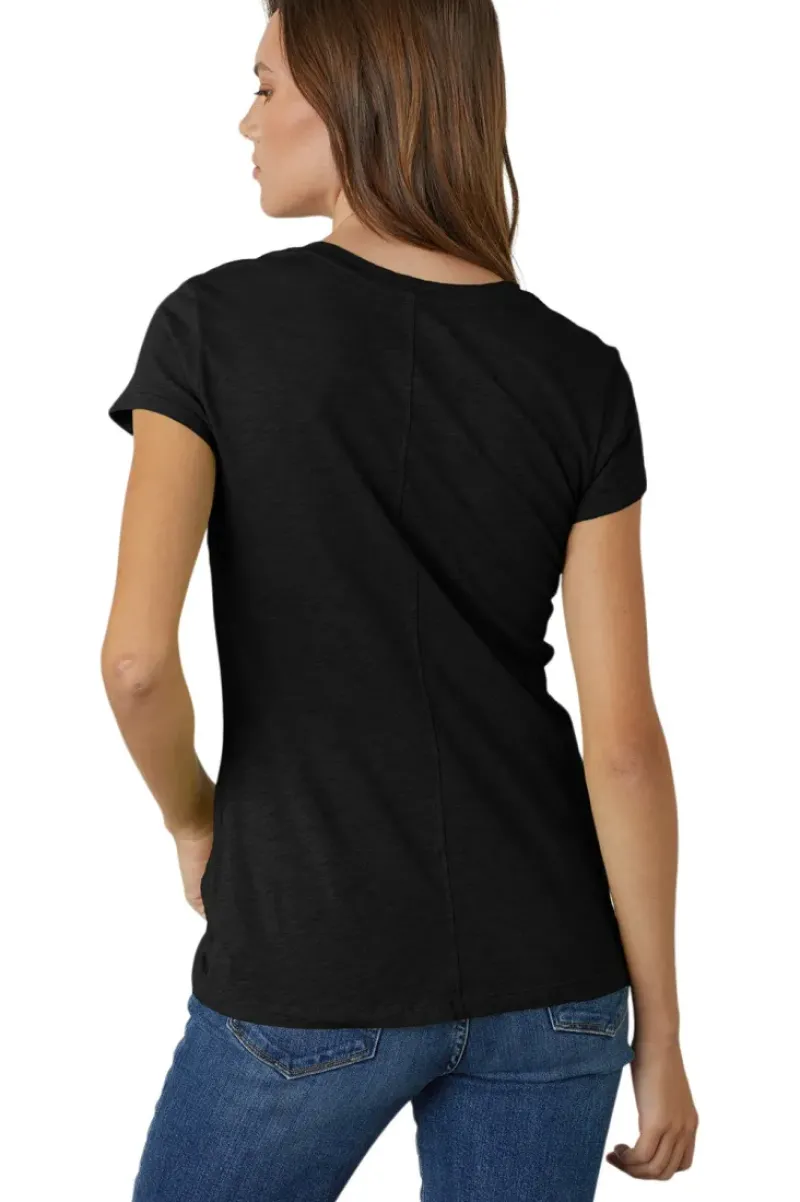 VELVET Odelia Cotton Scoop Neck Tee^ Tops