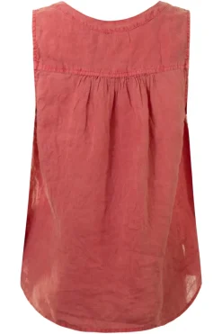 VELVET Tacy Linen Sleeveless Top^ Tops