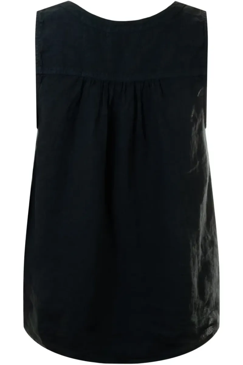 VELVET Tacy Linen Sleeveless Top^ Tops