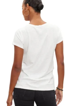 VELVET Tilly Cotton Slub Short Sleeve Crewneck T-shirt^ Tops