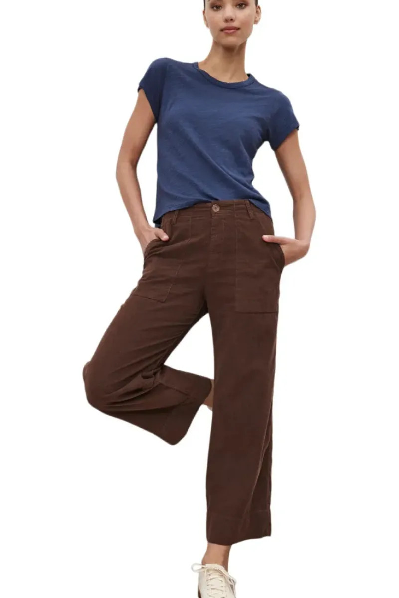 VELVET Vera Corduroy Wide Leg Trouser in^ Pants, Shorts, & Skirts
