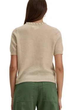 VELVET Yara Cashmere Crewneck Sweater in^ Sweaters