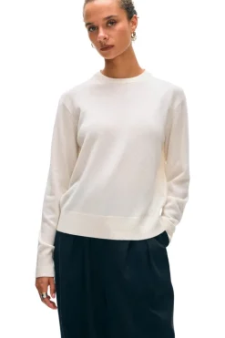 WHITE & WARREN Cashmere Crewneck Sweater^ Sweaters