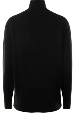 WHITE & WARREN Cashmere Rib Trim Standneck in^ Sweaters