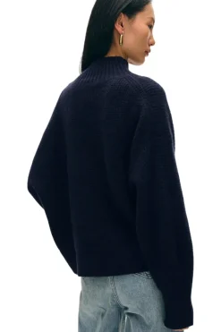WHITE & WARREN Cashmere Waffle Standneck^ Sweaters