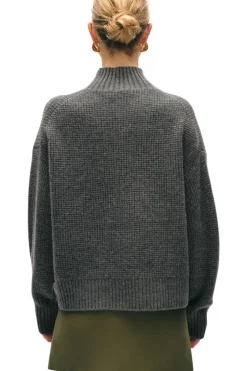 WHITE & WARREN Cashmere Waffle Standneck^ Sweaters