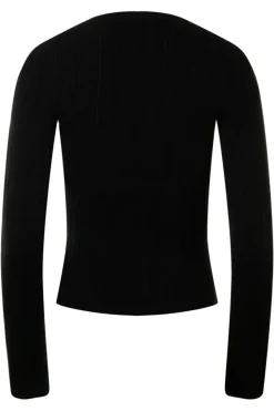 WHITE & WARREN Ribbed Wide Cuff Top in^ Tops