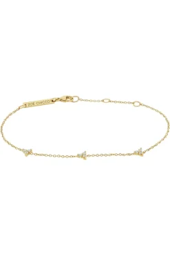 ZOE CHICCO 3 Diamond Trio Station Bracelet in 14k^ Bracelets