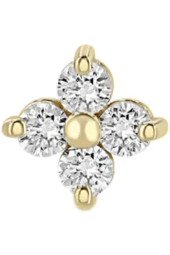 ZOE CHICCO Prong Diamond Quad Studs in 14k^ Earrings