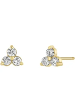 ZOE CHICCO Prong Diamond Trio Studs in 14k^ Earrings