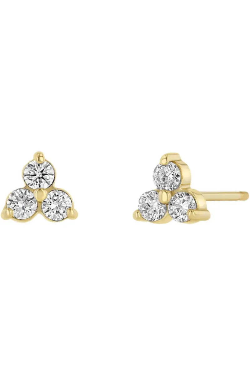 ZOE CHICCO Prong Diamond Trio Studs in 14k^ Earrings